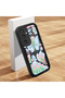 Samsung Galaxy S23 Fe Compatible Black Silicone Zambaq and Butterfly Patterned Elegan Styles Phone Case - 2