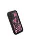 Samsung Galaxy S22 Compatible Black Silicone Cute Butterfly Pattern Lens Protection Phone Case - 3
