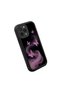 Black Silicone Cute Butterfly Pattern Lens Protection Phone Case Compatible with iPhone 16 Pro - 3