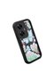 Realme C55 Compatible Black Silicone Zambaq and Butterfly Patterned Elegan Styles Phone Case - 3