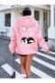 Women's Winter I Am Not Short Printed Soft Thick Hooded Sweatshirt - 2