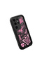Samsung Galaxy S24 Ultra Compatible Black Silicone Cute Butterfly Pattern Lens Protection Phone Case - 3