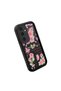 Samsung Galaxy S24 Plus Compatible Black Silicone Rose and Butterfly Patterned Elegan Phone Case - 3