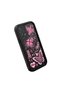 Samsung Galaxy A72 Compatible Black Silicone Cute Butterfly Pattern Lens Protection Phone Case - 3
