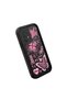 Samsung Galaxy A32 Compatible Black Silicone Cute Butterfly Pattern Lens Protection Phone Case - 3