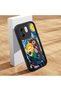 Infinix Hot 50I Compatible Black Silicone Van Gogh Starry Night Patterned Anti-Slip Phone Case - 2