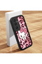 Samsung Galaxy A25 Compatible Black High Quality Silicone Leopard Pattern Kitty Case - 2