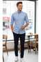 100% Cotton Slim Fit Long Sleeve with Buttoned Necklines 1. Quality Men's Shirt