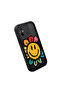 Xiaomi Redmi 12C Compatible Black Silicone Fun Patterned Shock Absorbing Phone Case - 4