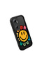 Infinix Hot 20 Compatible Black Silicone Fun Patterned Shock Absorbing Phone Case - 3