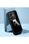 Tecno Spark Go 2024 Compatible Black Silicone Anime Style Patterned Lens Protection Phone Case - 2
