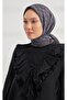 وشاح قطني بنمط هندسي مطرز