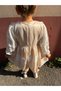 Baby Girl Dress Long Sleeve Vintage Puffy Satin Birthday Special Occasion Wedding Holiday Children's Dress - 4