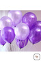 20 Pieces Metallic Lilac Balloon Background Balloon Birthday Decoration - 4