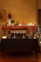 Decorative Piped Corduroy Fabric Tablecloth - 3