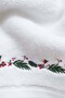 Berry Embroidered Cotton Curl Towel Set of 2 600Gr/M2 - 3