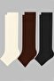 3 Pairs of Toeless Basic Cotton Yoga Leggings