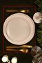 Decorative Set of Piped American Placemats Made of Curduroy Fabric 35 X50 cm - 2
