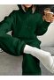 Women's Set Oversize Hooded Sweatshirt with Elastic Legs Tracksuit