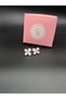 Special Design Pink Flower Figured Pearl Detailed Earrings, Gold Earrings with 4 Leaf Flower Figures