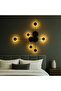 Ledos Black Large Size Geometric Led Sconce 117cm 30W Daylight Modern Living Room Wall Lamp,Ledos-15542 - 3
