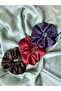 Shiny 3-Piece Satin Buckle Set |   Soft Hair Clip |   Does Not Break the Hair.