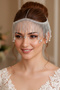 Damla Stone Intense Tassel Bridal Headpiece – Forehead Evening Dress Hair Accessory - 4