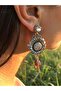 Zara Model Dangle Steel Earrings - 4