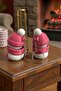 Clicker Snowman Keychain 2Pcs -Blue Switch Keychain - Stress Reliever Bag Charm - 3