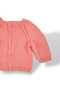 1-2 Years Old Knitted Salmon Color Baby Girl Cardigan - 5