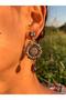 Zara Model Dangle Steel Earrings - 2