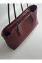 Women's Bttg Long Tote Bag Burgundy Braided - 7
