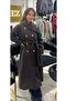 Premium Quality Long Women's Cashmere Coat |   Stylish Coat with Collar and Button Detailing - 3