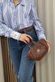 Women's Tan Handbag - Adjustable Long Strap, Stylish and Elegant -Fibag - 2