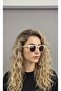 Astra Cream Frame Honey Color Glass Unisex Sunglasses – Uv400 Full Protection