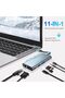 11-in-1 USB-C Hub with 4K HDMI, VGA, PD Charging, USB 3.0, Ethernet, SD/TF for Laptop & MacBook - 2