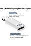 2-Pack USB-C to Lightning Adapter – PD Fast Charge & Data Transfer for iPhone 15 / iPad - 3