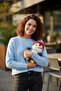 Penguin Luck Red Hat 22 cm Plush Toy Sleeping and Playmate Original - 4