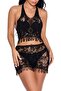 Fishnet Bodystocking Lingerie for Women Sexy See Through Mesh Lingerie, Black - 3