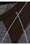 Short Sleeve Diamond Pattern Sweater - 6