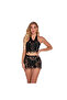 Fishnet Bodystocking Lingerie for Women Sexy See Through Mesh Lingerie, Black - 4