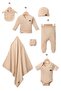 Baby Boy Reported 7-Piece Zıbın Hospital Discharge Set 0-3 Months - 3