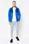 Men Sportswear Fit Long Sleeve Outdoor Jacket, Blue - 3