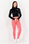 Women Sportswear Fit Quarter Zip Long Sleeve Outdoor Top, Black - 4