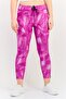 Women Dri-Fit Running 3/4 Tight, Fuchsia