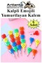 Heart Emoji Egg-Laying Pencil 6 Pieces Fun Gift Pencil Smiley Face Pencil