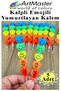 Heart Emoji Egg-Laying Pencil 5 Pieces Fun Gift Pencil Smiling Face Pencil