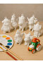 Made of Plastic, Unbreakable, Can Be Painted, 4 Christmas Figures (Tree Ornaments). - 2