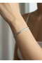 316L Steel Silver Color Italian Herringbone Chain Bracelet - 3