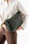 Y.S.Deri Women's Messenger Bag Multi-Pocket 30*20 cm Vegan Leather Crossbody Shoulder Bag - 4